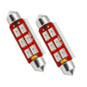 Oracle 44MM 6 LED 3-Chip Festoon Bulbs (Pair) - Red ORACLE Lighting