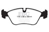 EBC 93-97 Volvo 850 2.3 Turbo Ultimax2 Front Brake Pads EBC