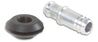 Vibrant 10mm (2/5in) O.D. Aluminum Vacuum Hose Fitting (includes Rubber Grommet) Vibrant