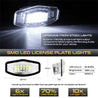 Xtune 01-15 Honda Civic LED License Plate Bulb Assembly White 5500K LAC-LP-HA03 - Pair SPYDER