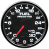Autometer Spek-Pro Gauge Fuel Press 2 1/16in 30psi Stepper Motor W/Peak & Warn Blk/Smoke/Blk AutoMeter