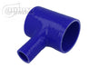 BOOST Products Silicone T-piece Adapter 2-3/8" ID / 1" Branch ID / Blue BOOST Products