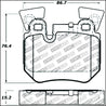 StopTech Performance 08-09 BMW 128i/135i Coupe Rear Brake Pads Stoptech