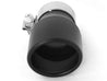 aFe MACH Force-XP 409 SS Single Wall Universal Clamp On Exhaust Tip - Black aFe