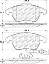 StopTech Street Select Brake Pads - Front Stoptech