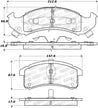 StopTech Street Brake Pads - Front Stoptech