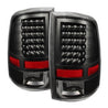 Xtune Dodge Ram 1500 09-14 LED Tail Lights Incandescent Model Only Black ALT-JH-DR09-LED-BK SPYDER
