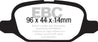 EBC 11+ Fiat 500 1.4 (ATE Calipers) Greenstuff Rear Brake Pads EBC