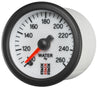 Autometer Stack 52mm 100-260 Deg F 1/8in NPTF Male Pro Stepper Motor Water Temp Gauge - White AutoMeter