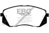 EBC 15+ Hyundai Sonata 1.6 Turbo (Elec Park Brake) Greenstuff Front Brake Pads EBC