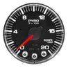 Autometer Spek-Pro Gauge Pyro. (Egt) 2 1/16in 2000f Stepper Motor W/Peak & Warn Blk/Chrm AutoMeter
