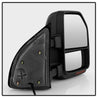 xTune 08-15 Ford Super Duty LED Telescoping Manual Mirrors - Smk (Pair) (MIR-FDSD08S-G4-MA-RSM-SET) SPYDER