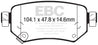 EBC 2016+ Mazda 6 2.5L Ultimax2 Rear Brake Pads EBC