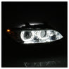 Spyder 08-10 BMW F92 3 Series Proj Headlight - High Beam H3 DRL LED - Chrome - PRO-YD-BMWE9208-DRL-C SPYDER