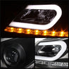 Spyder Mercedes Benz W204 C-Class 12-13 Projector Halogen Model- DRL Blk PRO-YD-MBW20412-DRL-BK SPYDER
