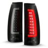 ANZO 1999-2000 Cadillac Escalade LED Taillights Black Housing Smoke Lens Pair ANZO