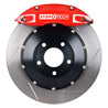 StopTech 08-13 BMW M3/11-12 1M Coupe Rear Red ST-40 Calipers 355x32 Slotted Rotors Pads & SS Lines Stoptech