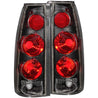 ANZO 1999-2000 Cadillac Escalade Taillights Black 3D Style ANZO