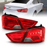 ANZO 14-18 Chevrolet Impala LED Taillights Red/Clear ANZO