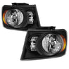 xTune 07-09 Dodge Durango OEM Style Headlights - Black (HD-JH-DDU07-AM-BK) SPYDER