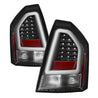 Spyder Chrysler 300 05-07 V2 Light Bar LED Tail Lights - Black ALT-YD-CHR305V2-LED-BK SPYDER