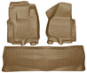 Husky Liners 2012.5 Ford SD Crew Cab WeatherBeater Combo Tan Floor Liners (w/o Manual Trans Case) Husky Liners