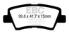 EBC 12+ Hyundai Azera 3.3 Ultimax2 Rear Brake Pads EBC