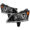 xTune 09-12 Chevrolet Traverse (Excl LTZ) OEM Style Headlights - Black (HD-JH-CTRA09-AM-BK) SPYDER