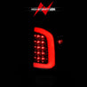 ANZO 16-21 Toyota Tacoma LED Tail Lights - w/ Light Bar Sequential Black Housing & Clear Lens ANZO