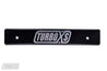 Turbo XS 15-17 Subaru WRX/STi Billet Aluminum License Plate Delete Black Machined TurboXS Logo Turbo XS