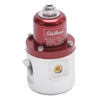 Edelbrock Fuel Pressure Regulator Carbureted 160 GPH 5-10 PSI 3/8In In/Out 3/8In Return Red/Clear Edelbrock