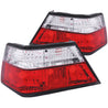 ANZO 1986-1995 Mercedes Benz E Class W124 Taillights Red/Clear ANZO