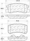 StopTech Street Select Brake Pads - Front Stoptech