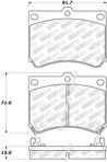 StopTech Street Select Brake Pads - Front/Rear Stoptech