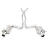 Stainless Works 2004-07 Cadillac CTS-V 3in Exhaust X-Pipe Chambered Mufflers High-Flow Cats 4in Tips Stainless Works