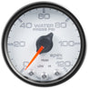 Autometer Spek-Pro Gauge Water Press 2 1/16in 120psi Stepper Motor W/Peak & Warn Wht/Blk AutoMeter