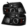 Spyder Ford F150 04-08 Projector Headlights V 2 CCFL Halo LED Blk Smke PRO-YD-FF15004-CCFL-G2-BSM SPYDER