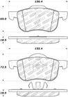 StopTech Street Touring 01-09 Volvo S60 / 99-06 S80 / 01-07 V70/V70R Front Brake Pads Stoptech