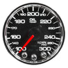 Autometer Spek-Pro Gauge Oil Temp 2 1/16in 300f Stepper Motor W/Peak & Warn Blk/Chrm AutoMeter