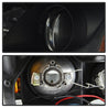 Spyder Lexus IS 250/350 2006-2010 Projector Headlights DRL Black Smoke PRO-YD-LIS06-DRL-BSM SPYDER
