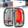 ANZO 1995-2004 Toyota Tacoma LED Taillights Chrome Housing Clear Lens (Pair) ANZO