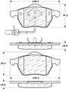 StopTech Street Select Brake Pads - Rear Stoptech