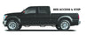 N-Fab Nerf Step 15-17 Ford F-150 SuperCrew 6.5ft Bed - Gloss Black - Bed Access - 3in N-Fab