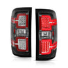 ANZO 2014-2018 Chevy Silverado 1500 LED Taillights Black ANZO