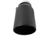 aFe POWER MACH Force-Xp 5in 304 Stainless Steel Exhaust Tip 5In x 7Out x15Lin Bolt-On Right-Blk aFe