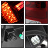 Spyder Dodge Ram 1500 13-14 13-14 LED Tail Lights LED Model only - Red Clear ALT-YD-DRAM13-LED-RC SPYDER