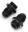 Russell Performance -6 AN Carb Adapter Fittings (2 pcs.) Black Russell