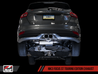 AWE Tuning Ford Focus ST Touring Edition Cat-back Exhaust - Non-Resonated - Chrome Silver Tips AWE Tuning