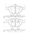 StopTech Street Touring 06-09 BMW M5 E60 / 07-09 M6 E63/E63 Front Brake Pads Stoptech