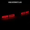 ANZO 08-10 Dodge Challenger LED Taillights - Red/Clear w/Sequential Turn Signal ANZO